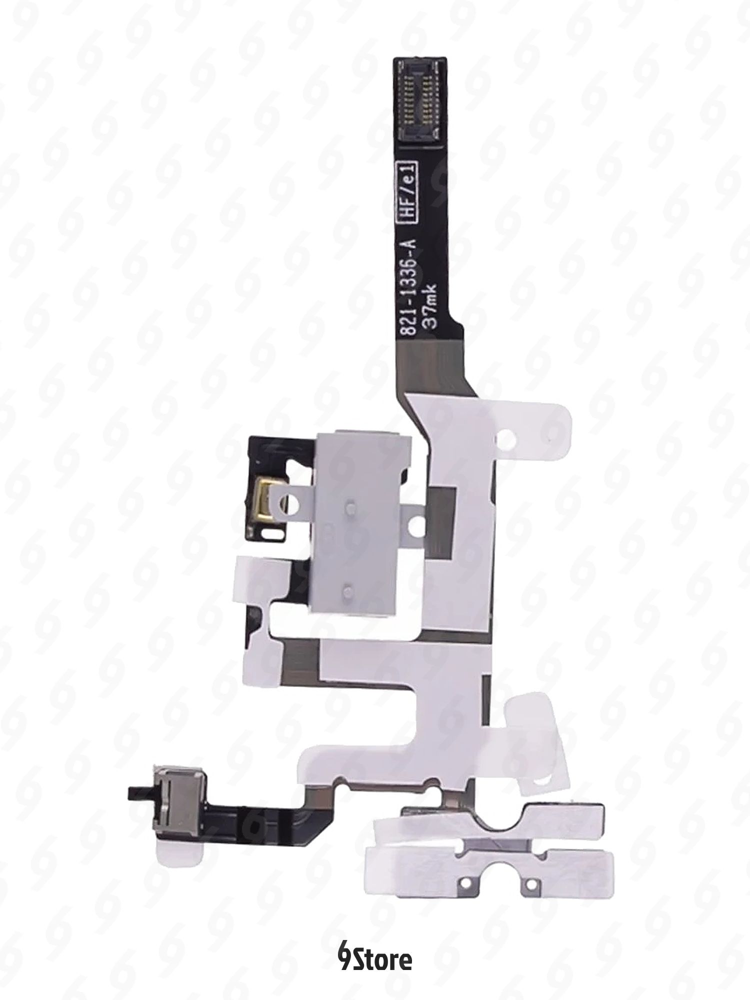 Шлейф для Apple iPhone 4s на кнопки громкости, разъем гарнитуры, микрофон