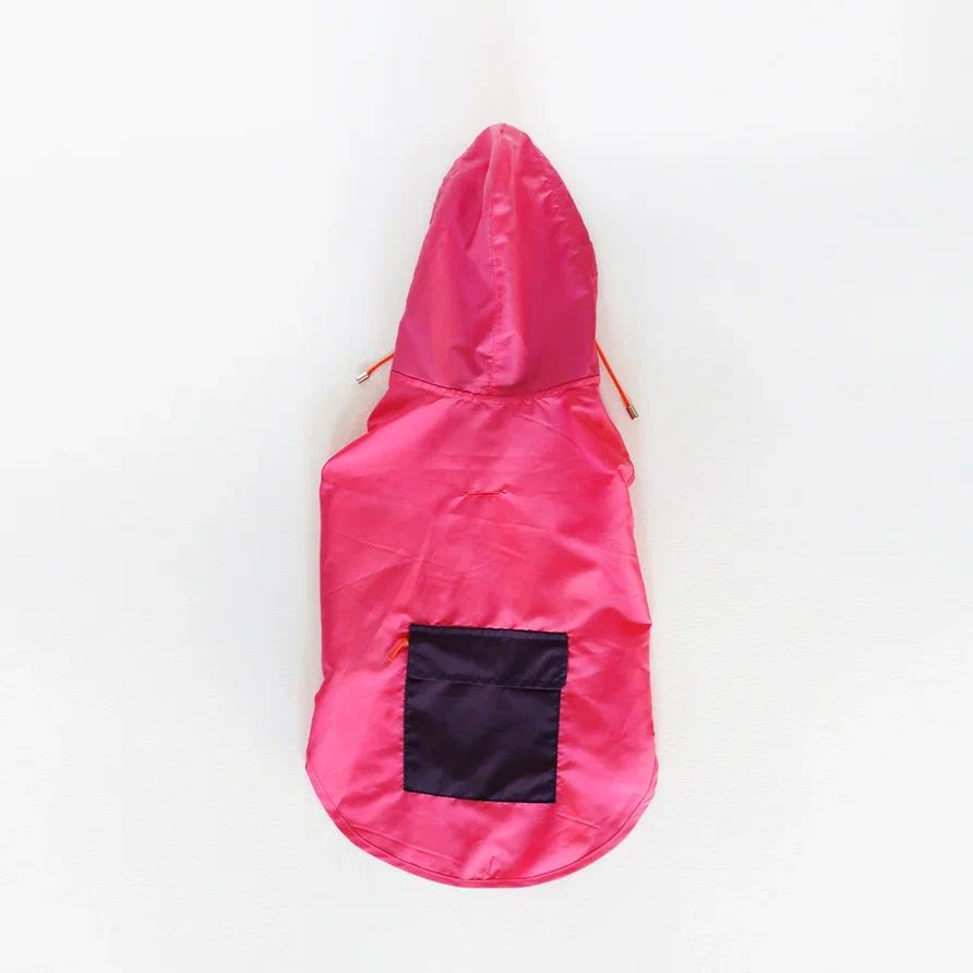Colorblock Pink Дождевик для собак, размер 4