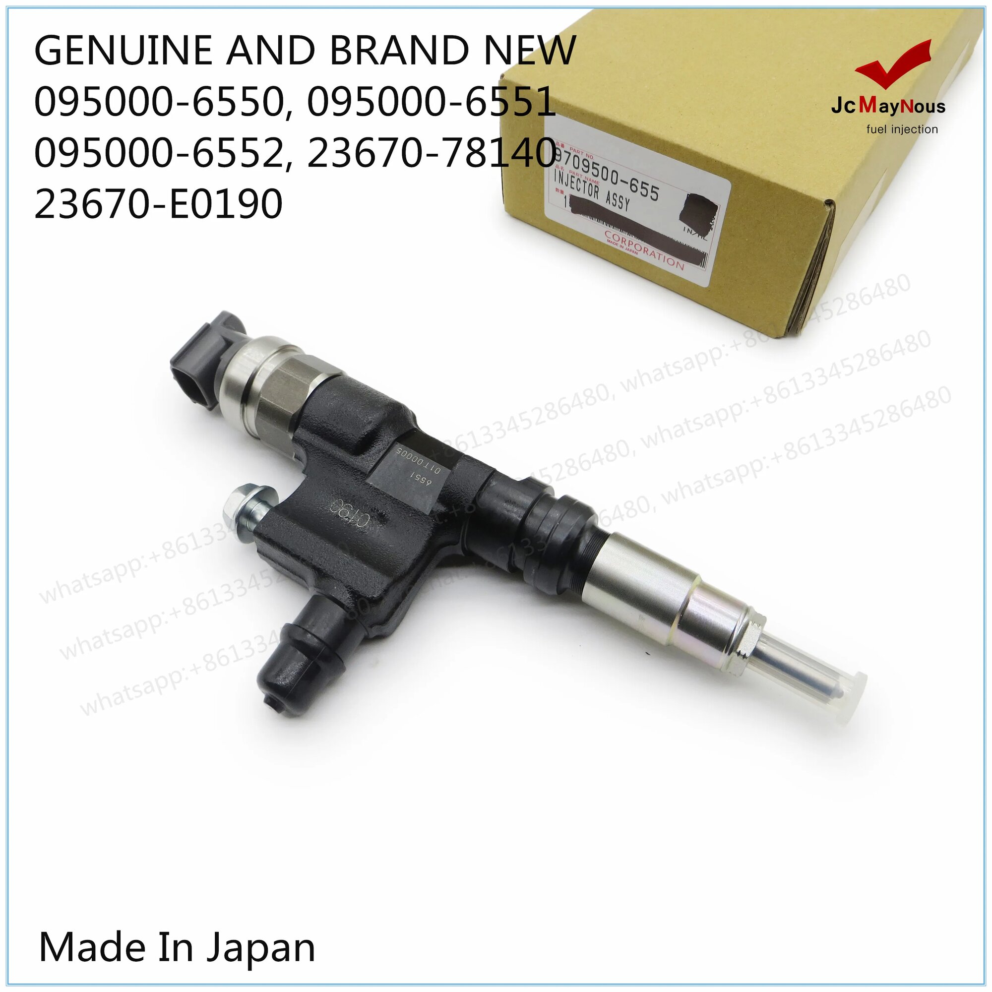 Топливная форсунка HINO 300 N04C-TY 095000-6550 095000-6551 095000-6552 23670-78140 23670-E0190