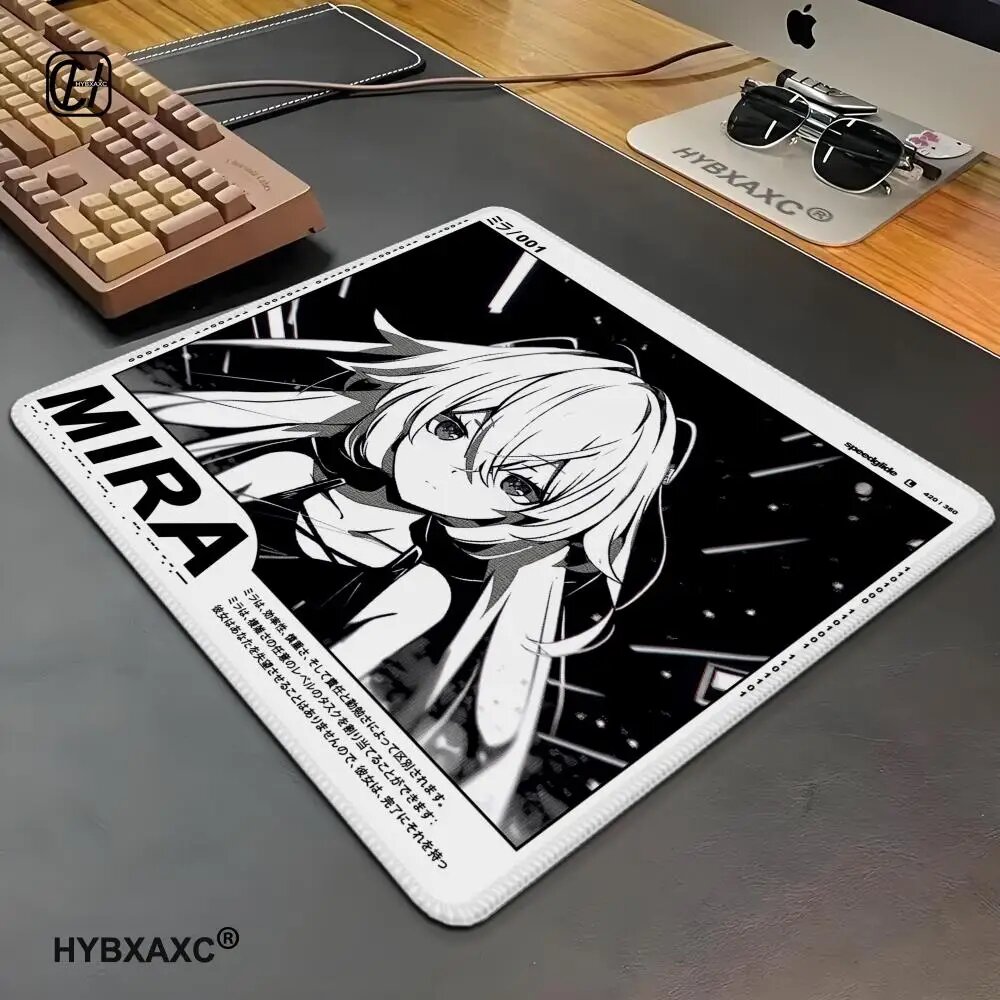 HYBXAXC коврик для мыши 50x50 см 250x200x2mm, BLACK-2