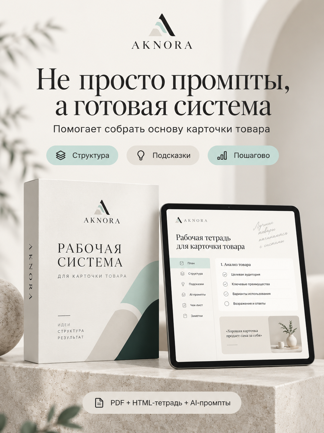 Готовый пошаговый маршрут самостоятельной подготовки карточки товара для Wildberries и Ozon с помощью AI. Промты.