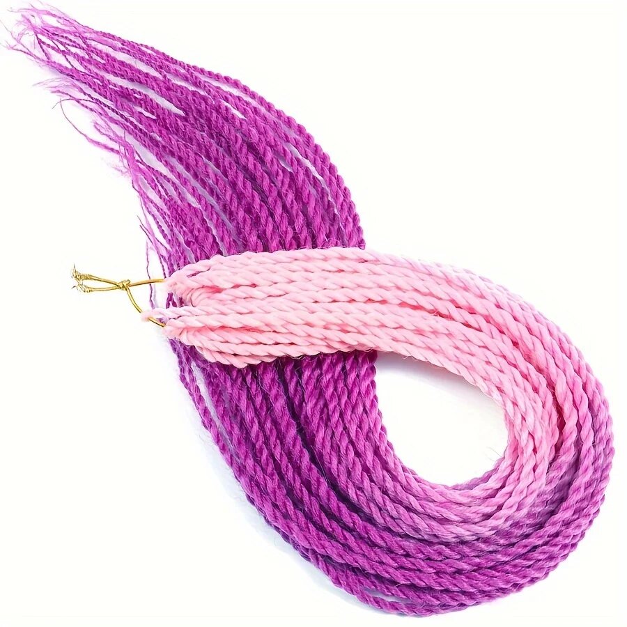 Косы синтетические Lansa Senegalese Twist, фиолетовый B42
