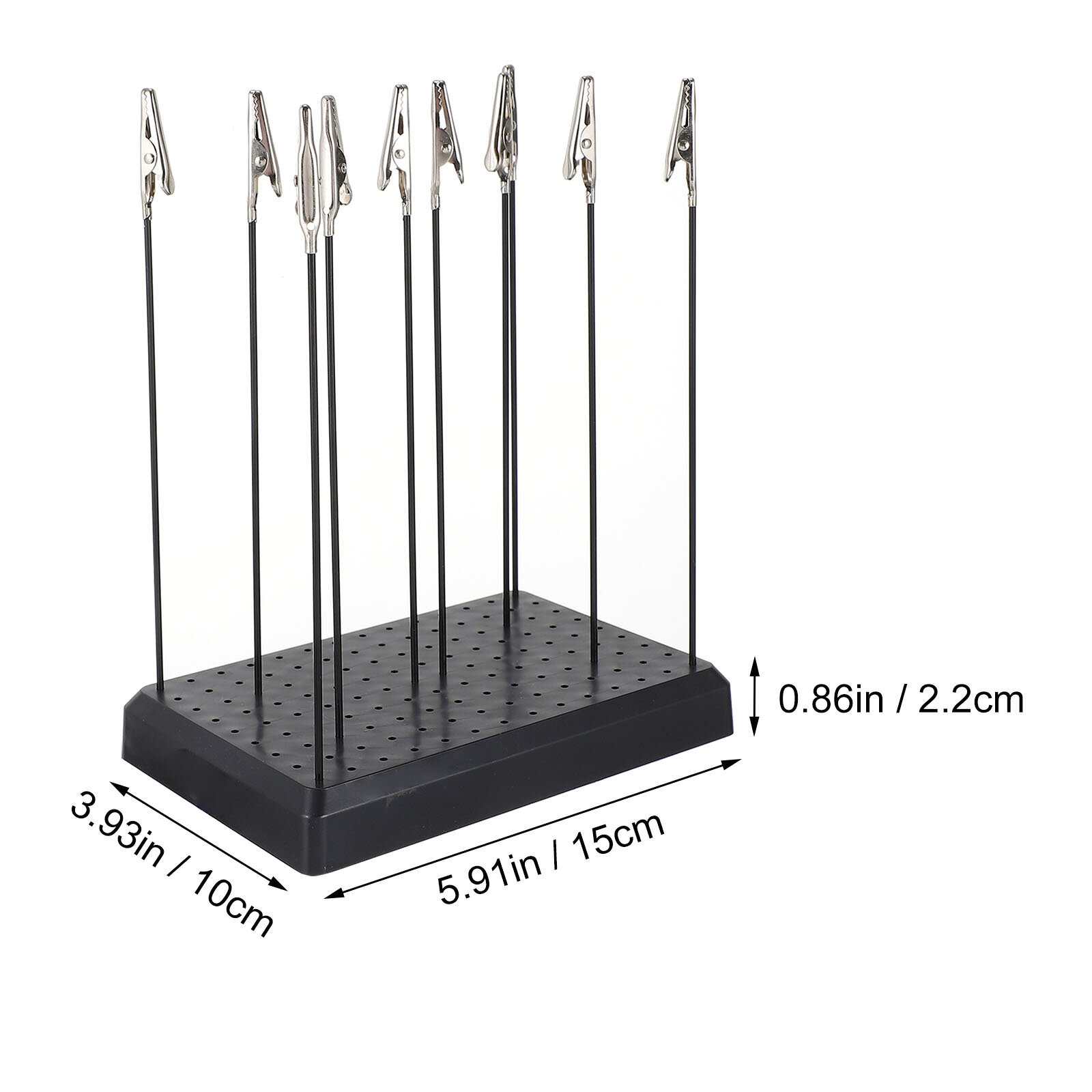 Стойка Для Краски 1 Шт Многоцветная 15x10Cm Основа С Крокодиловым Зажимом Для Аэрографии Моделирования И Рисования