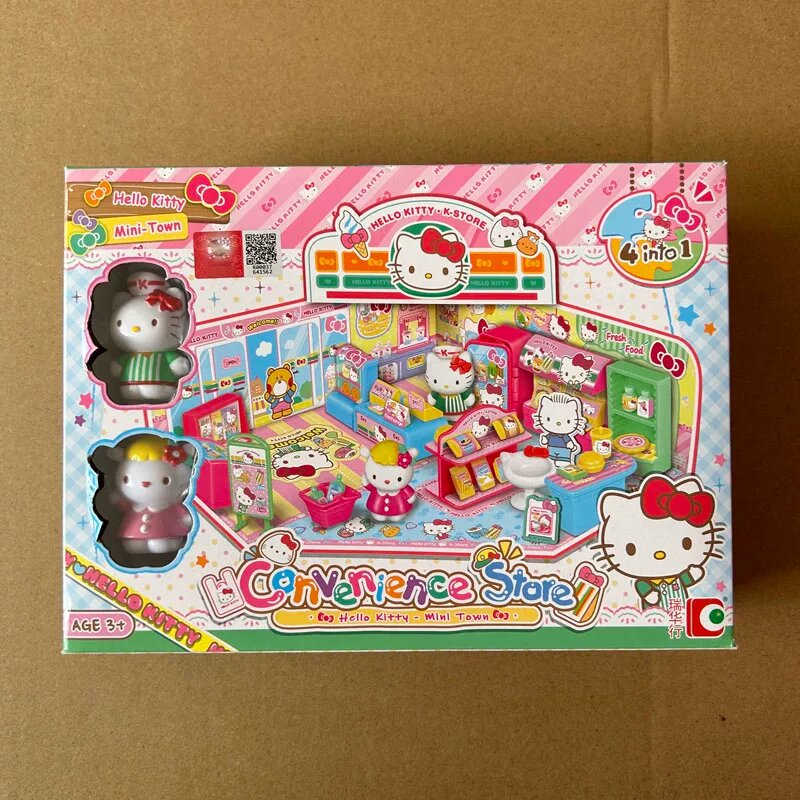 Игровой набор мини-магазина Китти, игровой набор Санрио, ширина 28 см, вес 115 г, ролевая игра