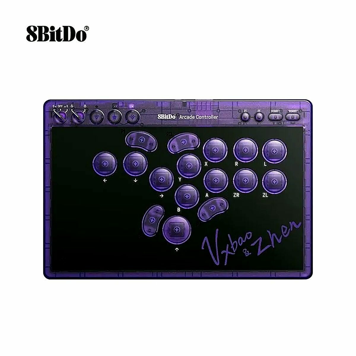 8BitDo Arcade Controller Механические переключатели Vxbao & Zhen Champion Double-Signature Edition с проводной