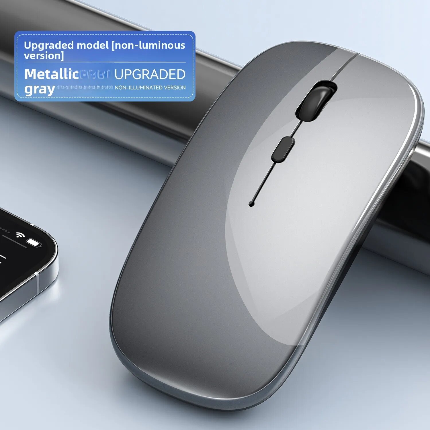 Беспроводная мышь Bluetooth 2.4G черного цвета Желтый, YELLOW