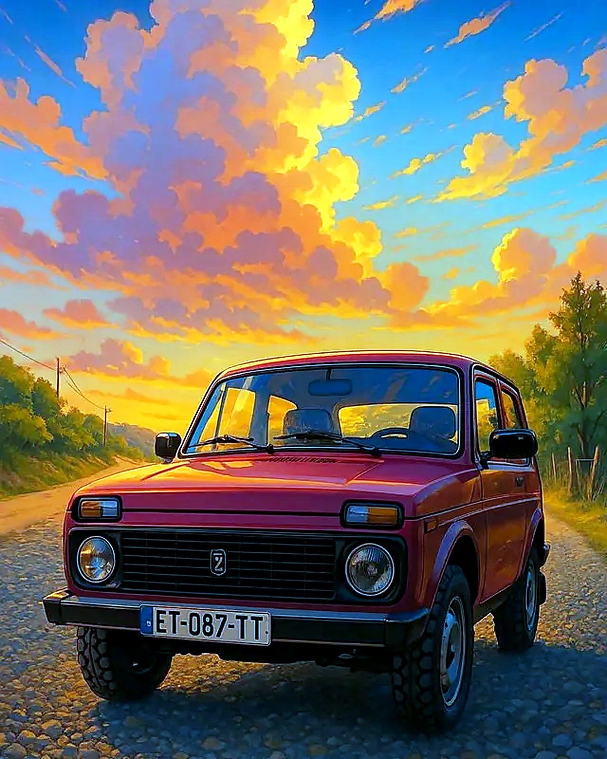 Алмазная мозаика "машина" 40*50см, без рамы. Отлично подходит для дома, украшения, подарков, рождества