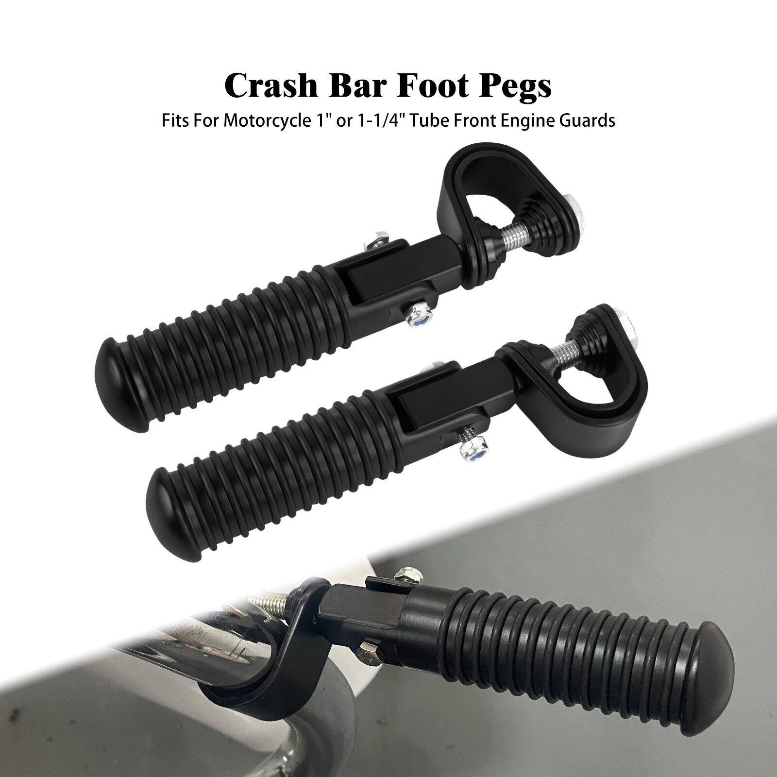 Подножки для мотоцикла Crash Bar Footpeg A, 1"/1-1/4"