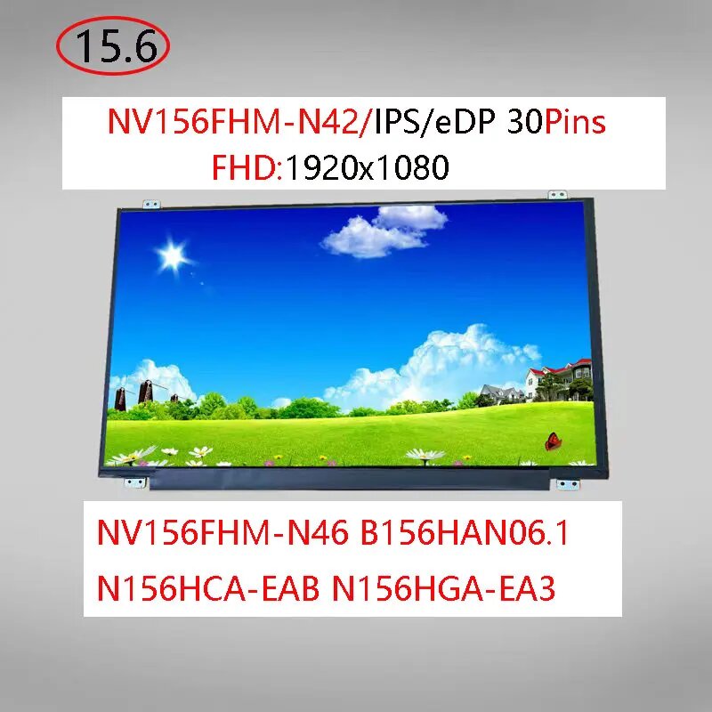 ЖК-экран для ноутбука Lenovo NV156FHM-N42 15,6" IPS FHD