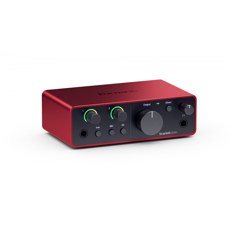 Аудиоинтерфейс Focusrite Scarlett Solo 4th Gen