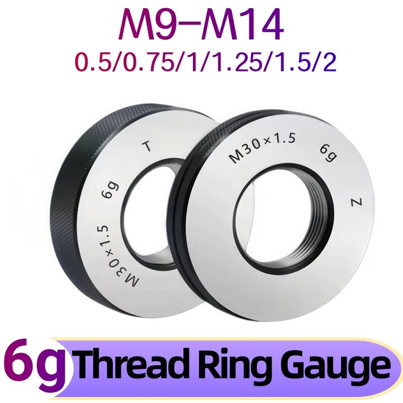 Метрические кольцевые калибры VAYNE M9-M14, M12X1.25-6g T Z