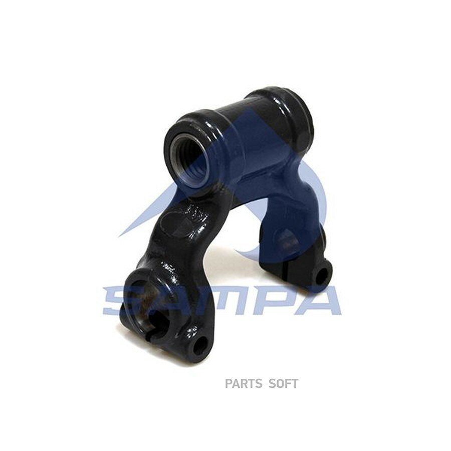 Серьга рессоры передней 2/3 Series AM/AMD, 4 Series 4x2, 6x2, 6x2/4, 8x2, 8x4, 8x2/6, 8x8, Scania Bus, P/G/R/T Series AMD 900/901 , 67x154x153 от официального дистрибьютора, SAMPA, артикул 040099