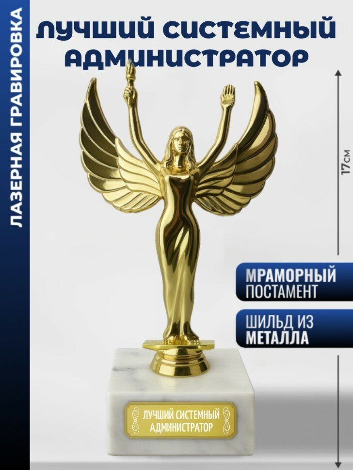 Статуэтка награда Женск. "Лучший системный администратор"
