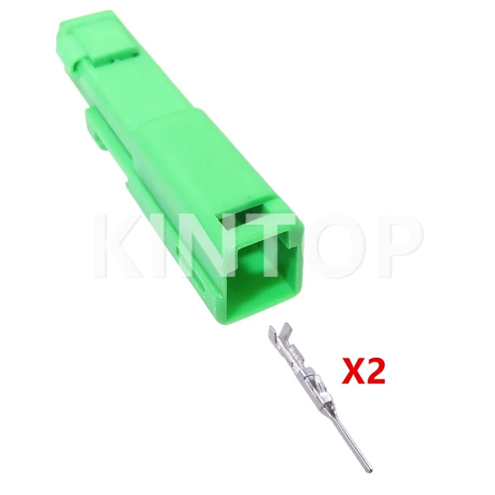 Комплект из 2-х разъемов IL-AG9-2P-S3C1 AC в сборе: автомобильный проводной разъем с проводами, пластиковый корпус, коннектор для авто.
