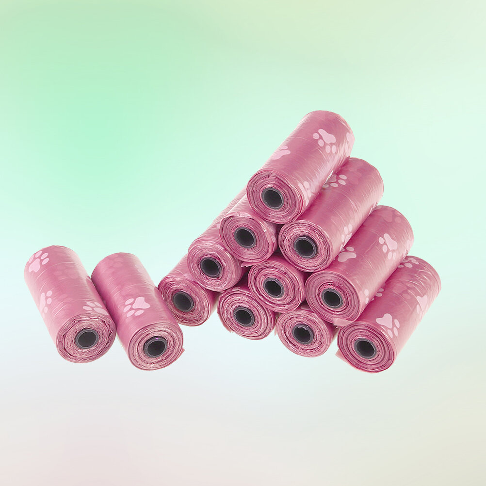 24 Катушки Розовые Сумки Для Собачьих Отходов Размер 6X2 5 Cm