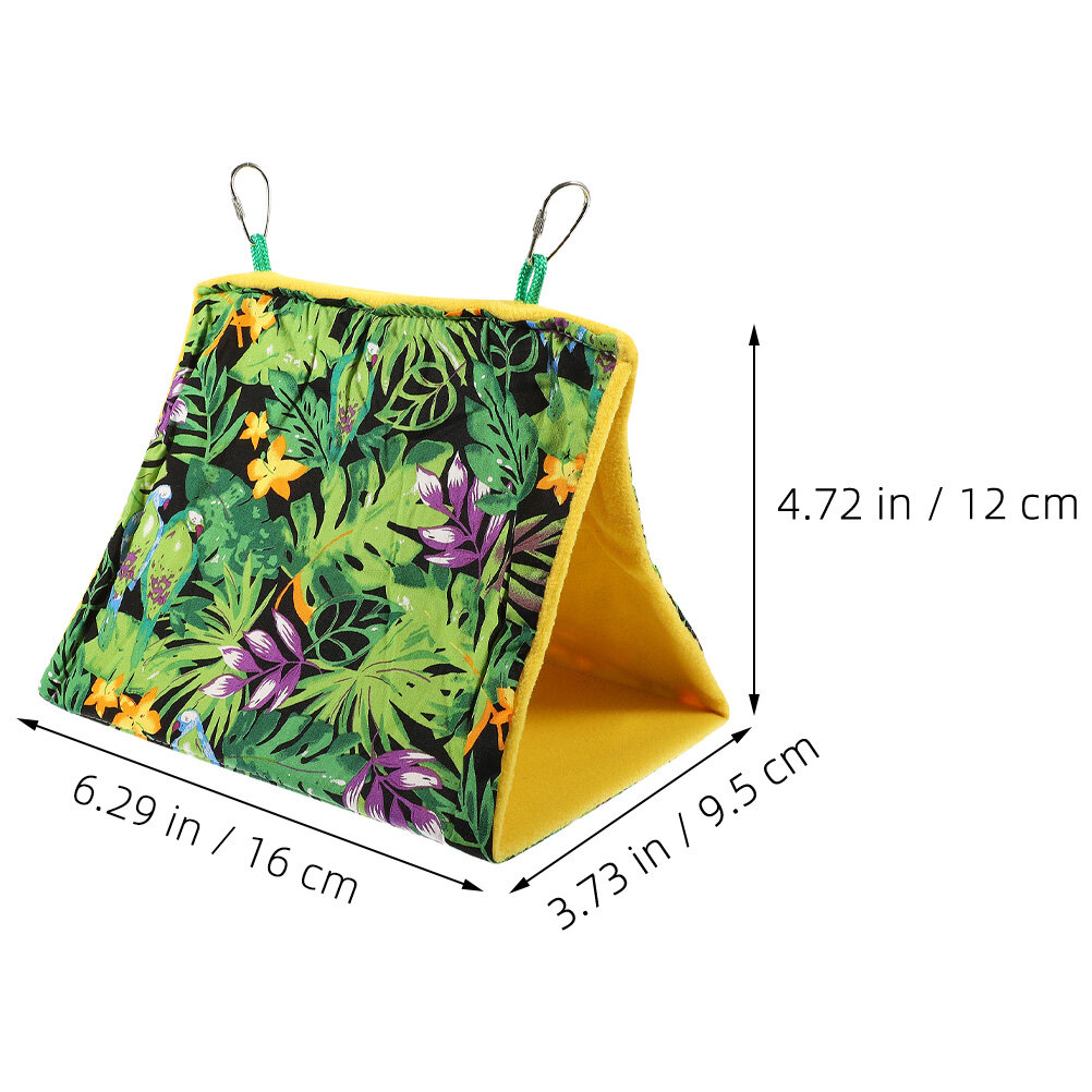 Птичья Клетка В Forme Hammock С Треугольным Дизайном Для Уютного Отдыха 14.00X12.00X9.50Cm