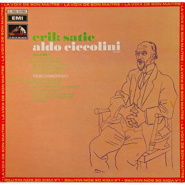 Винтажная виниловая пластинка ERIK SATIE - PIECES POUR PIANO (VOLUME 1) (A. CICCOLINI)