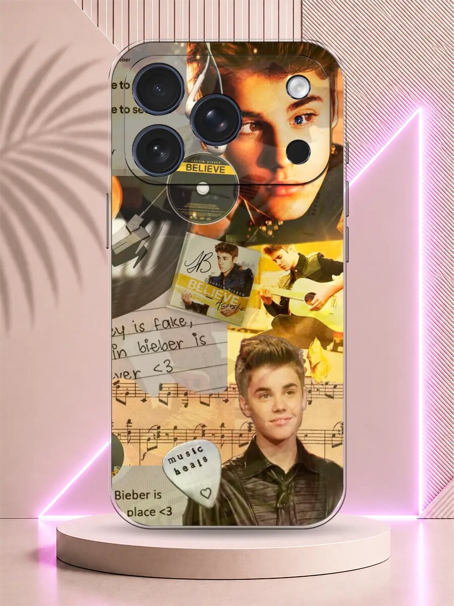 Чехол на iPhone 17 Pro Джастин Бибер