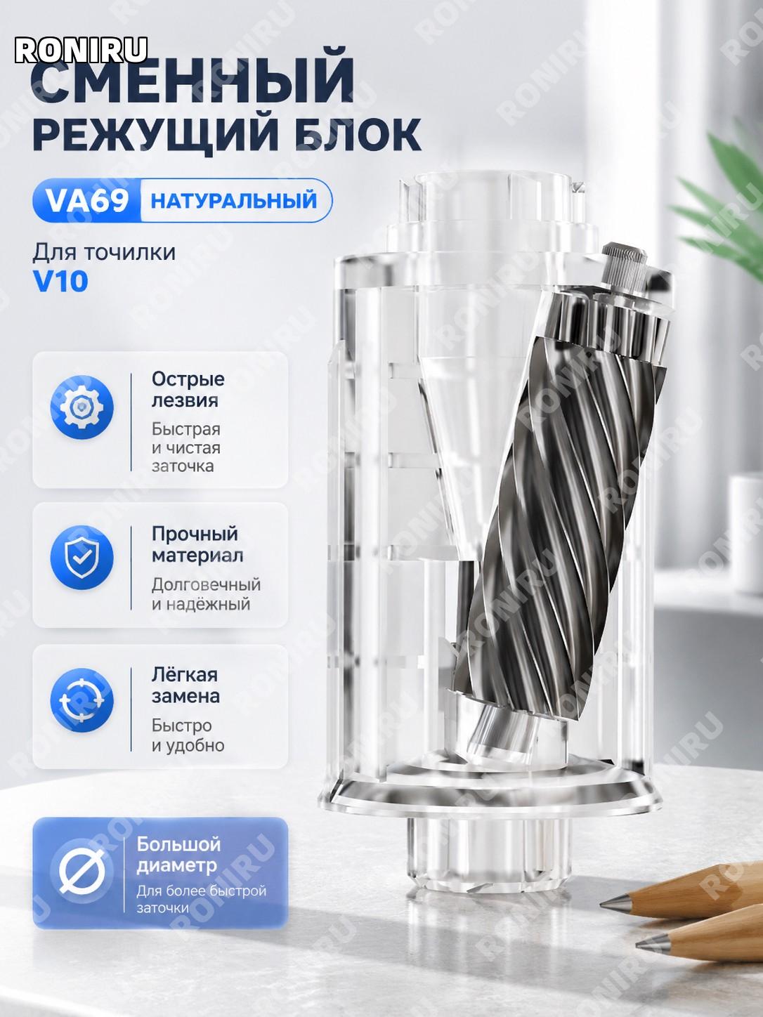 Держатель ножа для электрического точила VA69 большой диаметр V10 сменный резак пластик натуральный цвет для замены