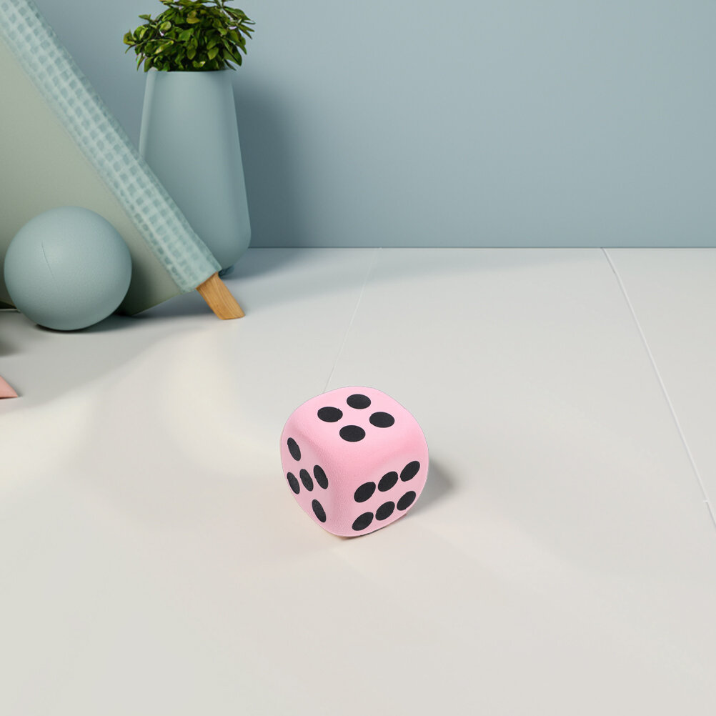Игровой большой пеняной кубик для развития навыков счета и логики, 6x6x6 см