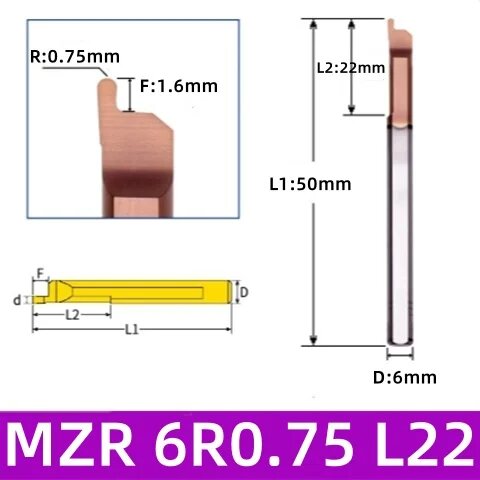 Расточка MZR 6R0.75 L22