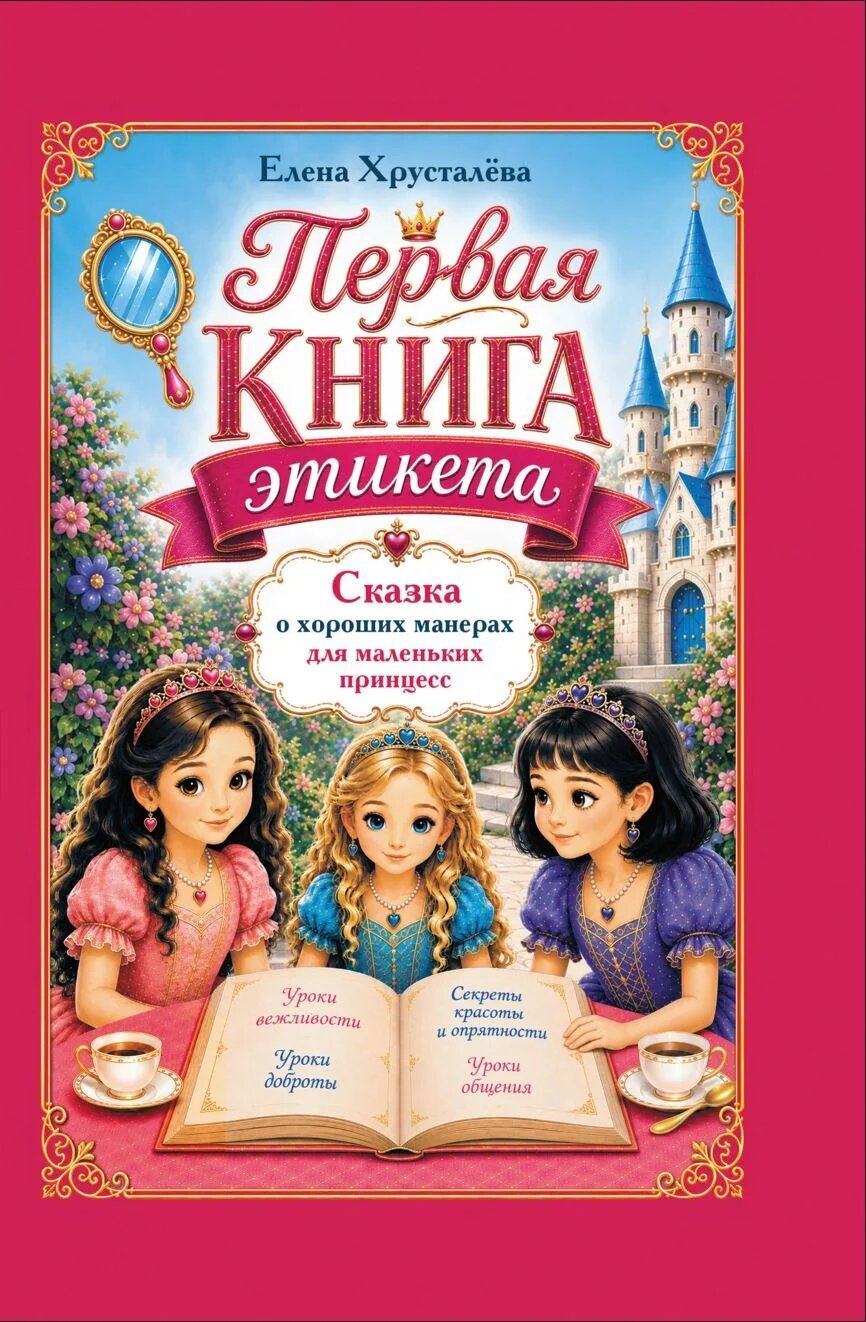 Книга "Первая книга этикета. Сказка о хороших манерах для маленьких принцесс", автор Хрусталева Е, издательство Альфики