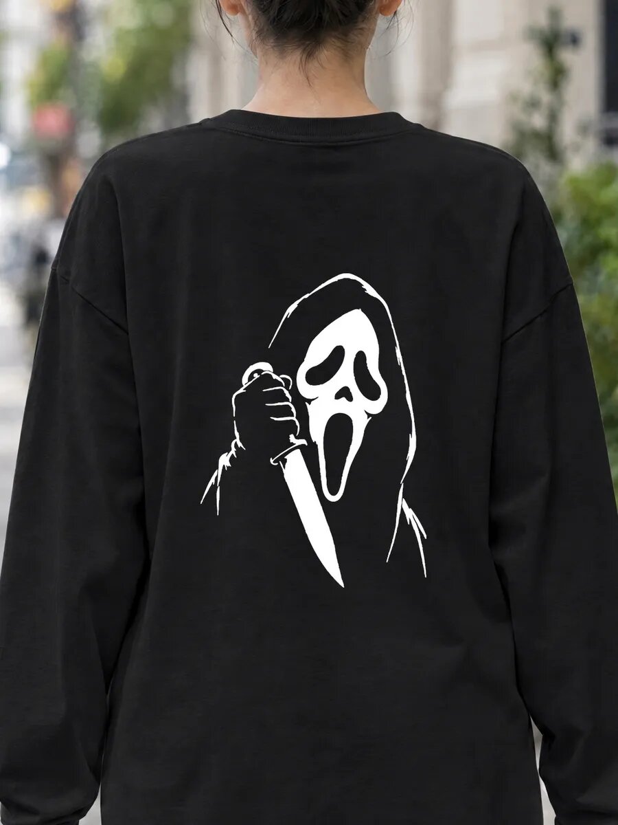 Лонгслив  Ghostface силуэт, 1 шт.