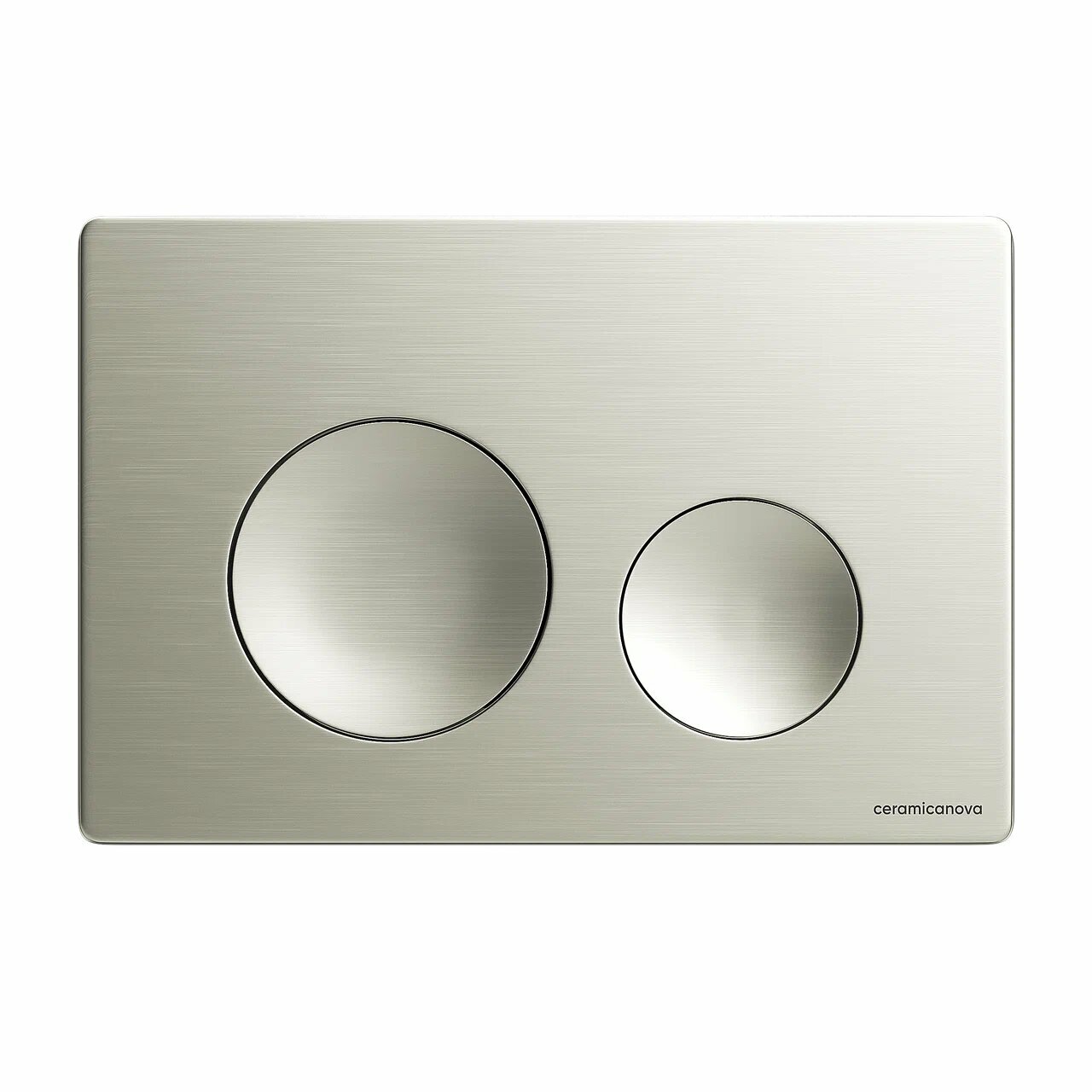 Кнопка смыва Ceramicanova Баланс / Balance - Круг / Circle CN12-001BN брашированный никель