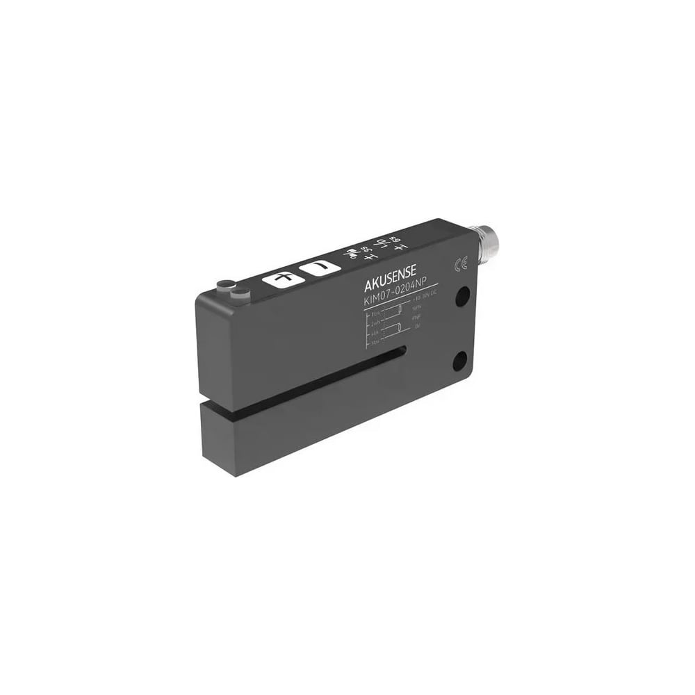 Оптический Датчик Щелевой AKUSENSE KIM07-0204NP, Sn=0 мм, PNP / NPN NO/NC (Программ) 12 . 24 DC, разъемМ8, 07-00038447