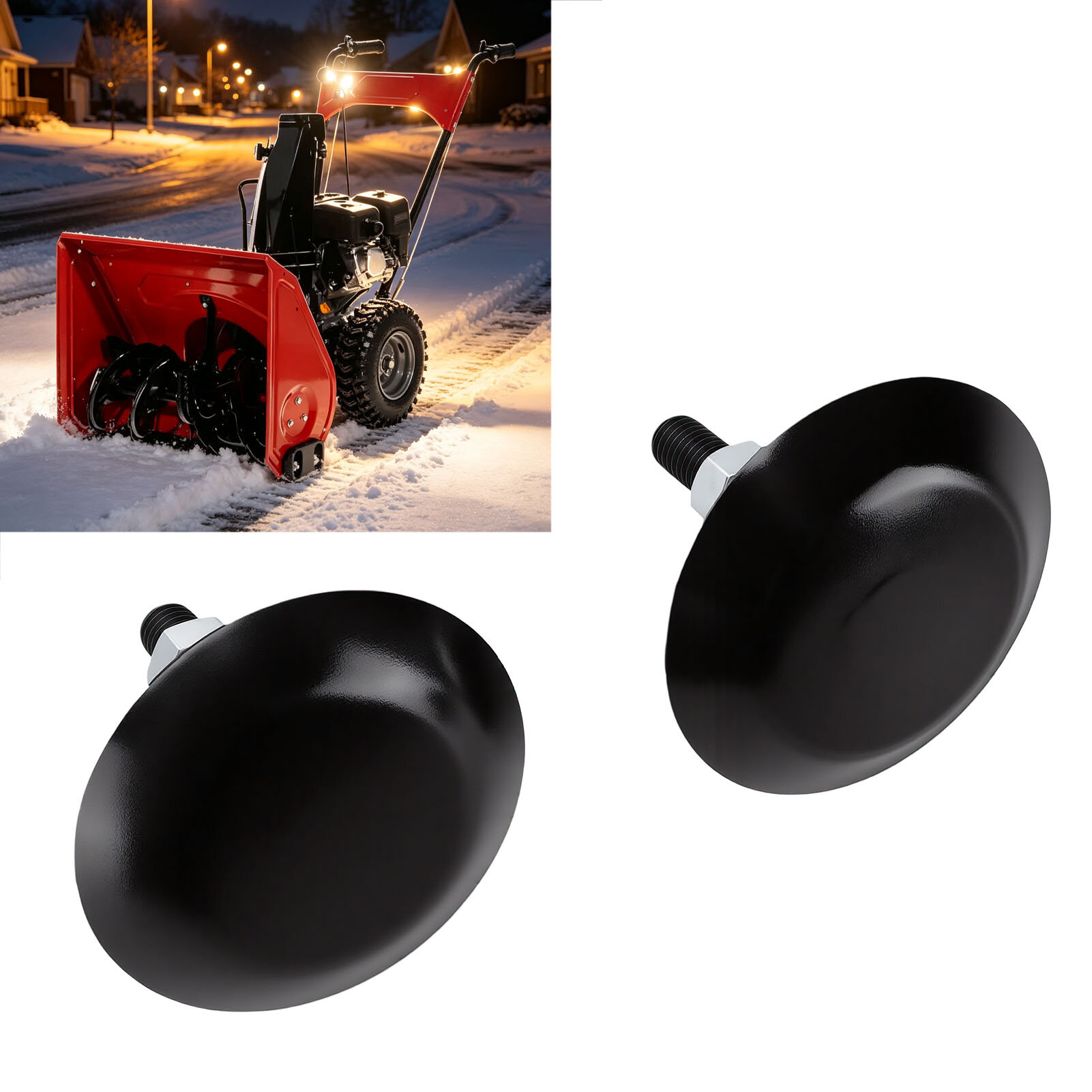Опорные башмаки для отвала Polaris Sportsman, Magnum и Ace 900, углеродистая сталь, 2873423 и 2877245