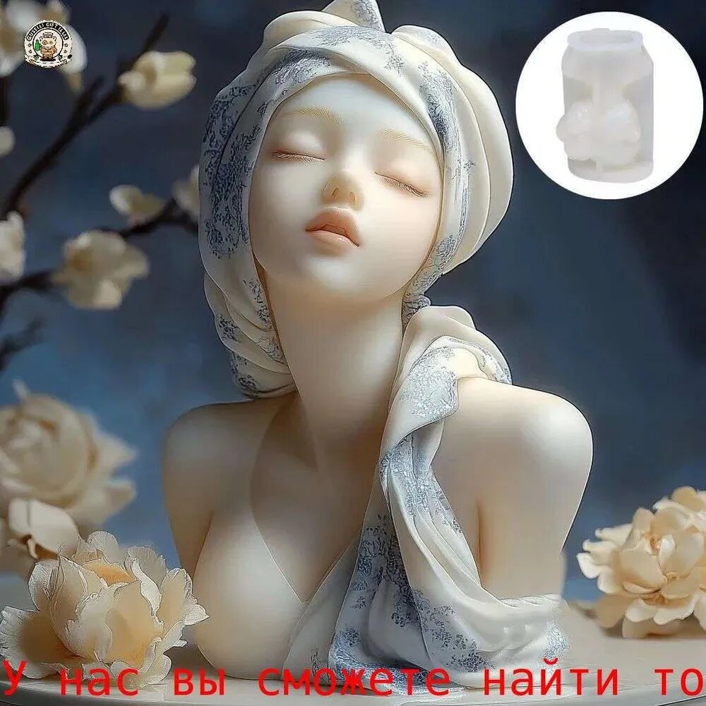 Молд для литья Силиконовая форма женский бюст Women A