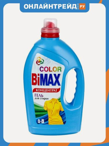 Изображение товара Гель для стирки Bimax COLOR для цветного белья, 2.6 л