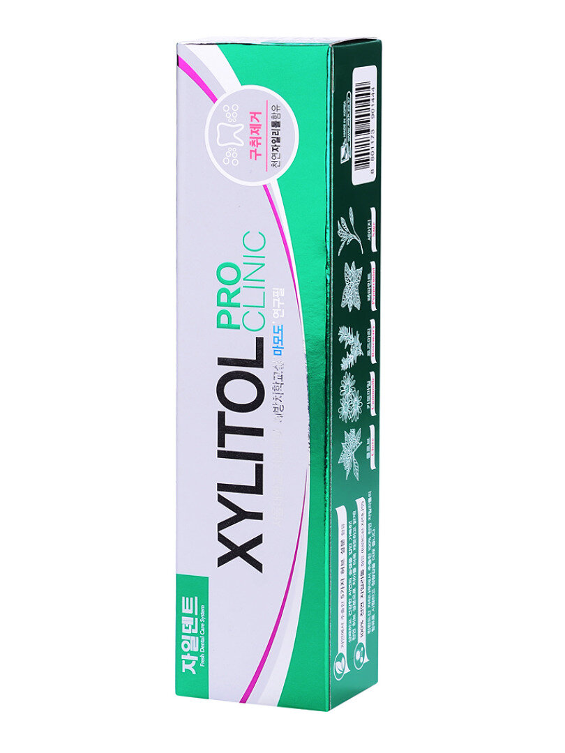 МКН Xylitol Зубная паста Xylitol Pro Clinic 130g ((herb fragrant) green color