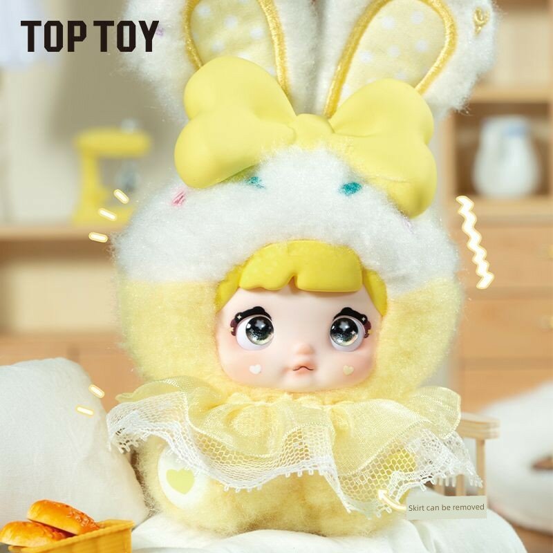 TOPTOY Nuo Mi Baoy Pudding Cream Blind Box Plush Toy, Неповрежденная упаковка, Подарок на праздник