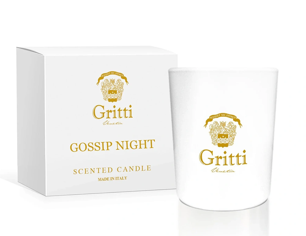Парфюмированная свеча Гритти Госсип Найт 230 гр / Gritti Gossip Night для помещений