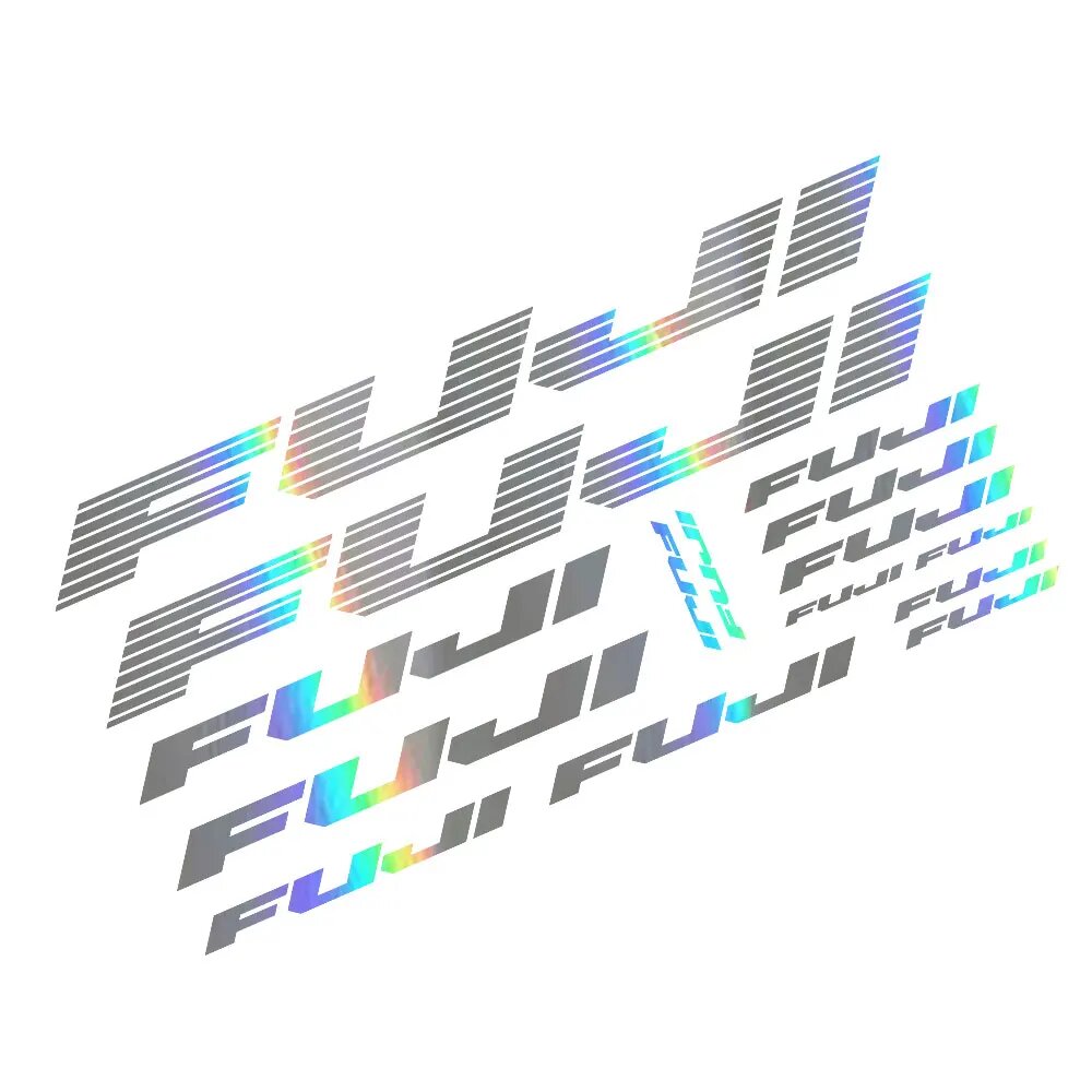 Набор наклеек для велосипедов Fuji Laser Silver