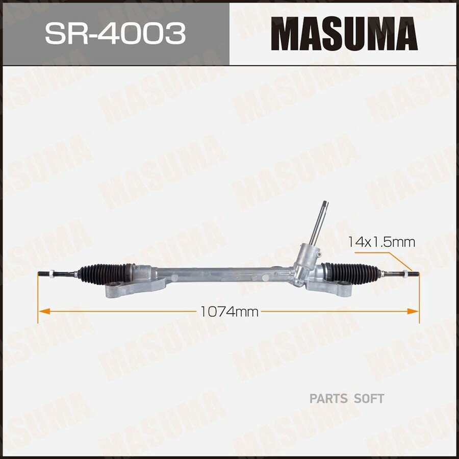 Рейка рулевая MAZDA 2 / DE# LHD (левый руль) Masuma MASUMA SR4003 | цена за 1 шт