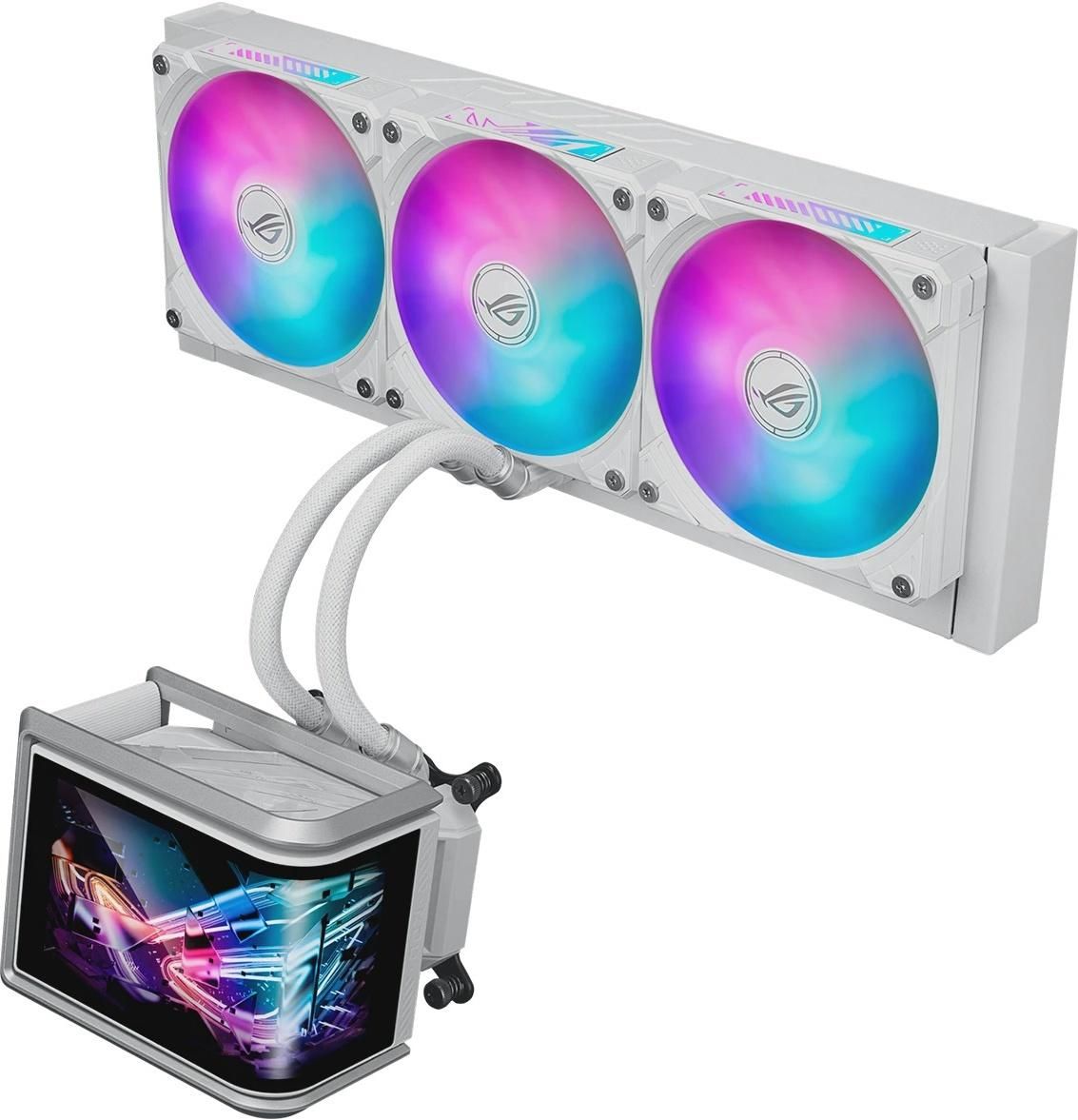 Жидкостная система охлаждения ASUS ROG RYUO IV SLC 360 ARGB WHT (90RC0152-B0EAY0)
