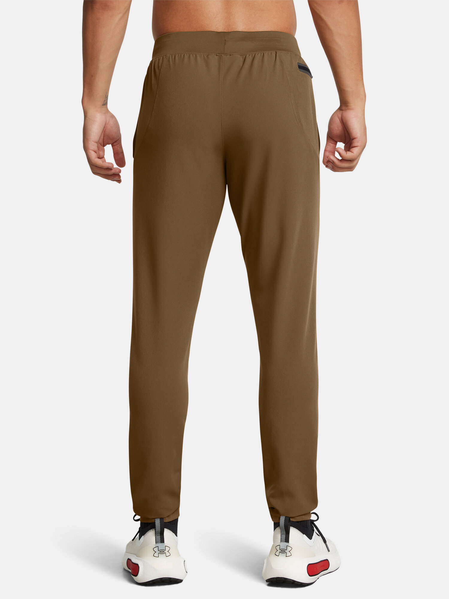 Брюки спортивные Under Armour Unstoppable Tapered, размер XS, коричневый — фото 1