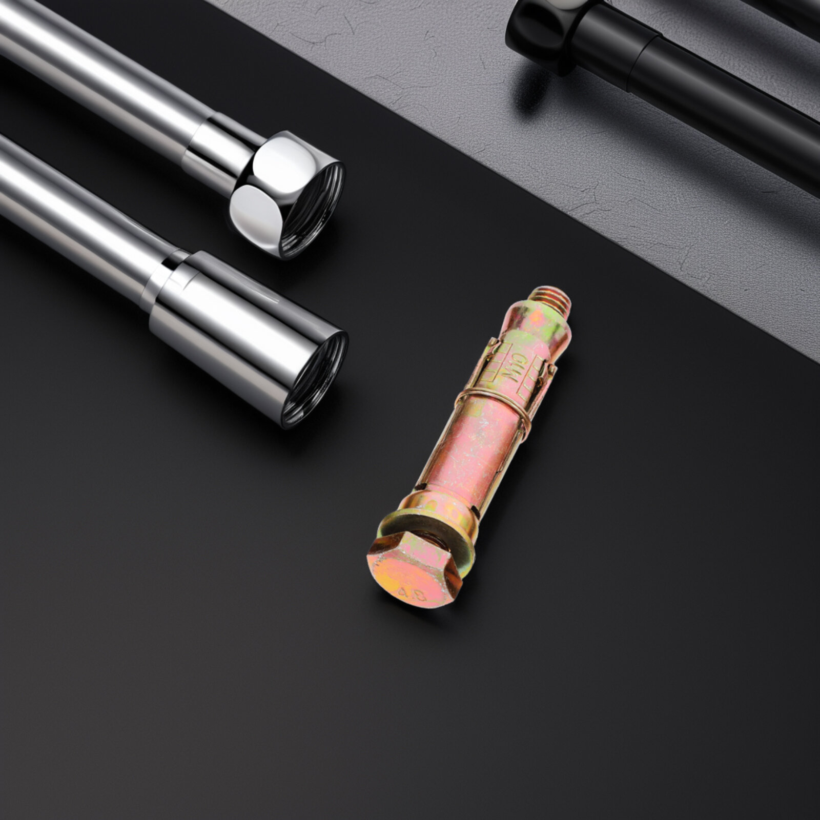 Крепёж Зинкованный Геcko Дизайн Для Строительства 5 Пcs M10x70