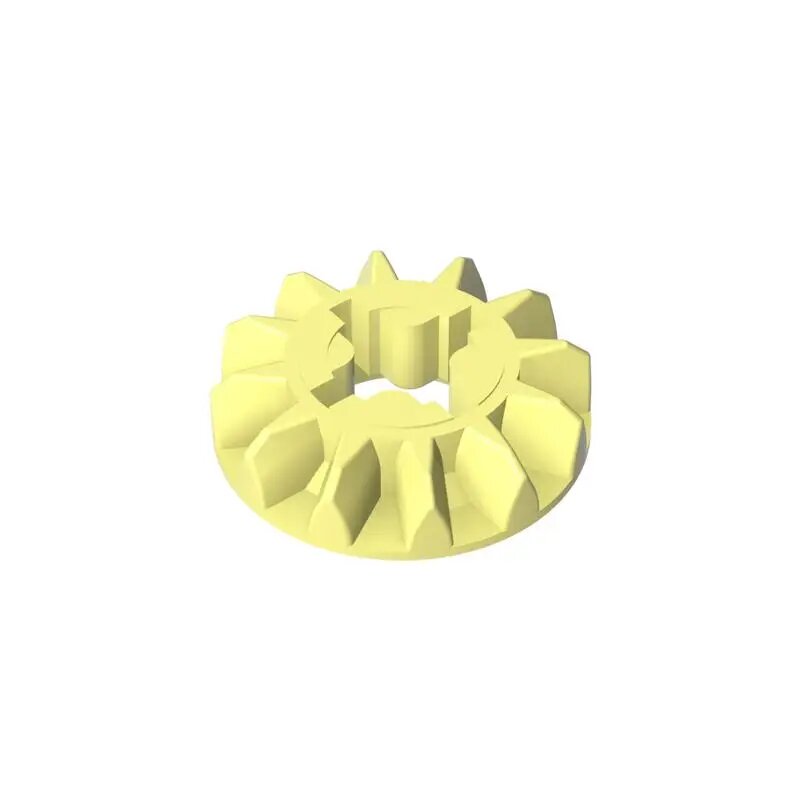 GOBRICKS Technic шестерни 10 шт. серебристые Желтый, 033