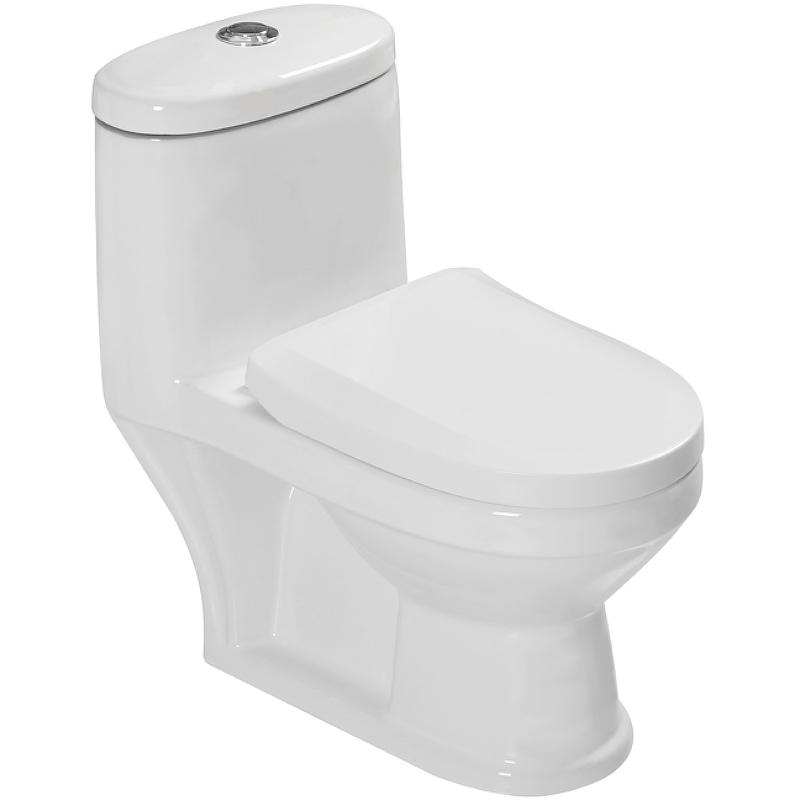 Детский унитаз-моноблок SantiLine SL-5015W с сиденьем Микролифт