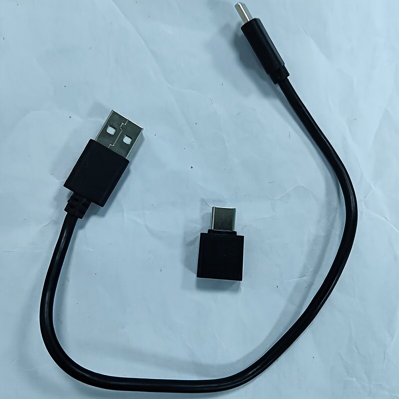 Кабель для камеры USB-A на Type-C с OTG-адаптером, длина 30 см, для быстрой передачи файлов и фото, поддержка обратной зарядки 2 А, для смартфонов и камер
