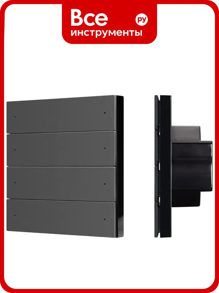 Кнопочная панель INTELLIGENT ARLIGHT SMART DALI-301-22-8K-D2-IN Black IARL, IP20 Пластик 1шт 060974