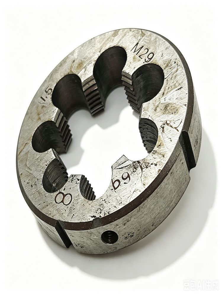 Плашка ручная правая М29x1,5 FUDO сталь инструментальная 9XC, 1 шт.
