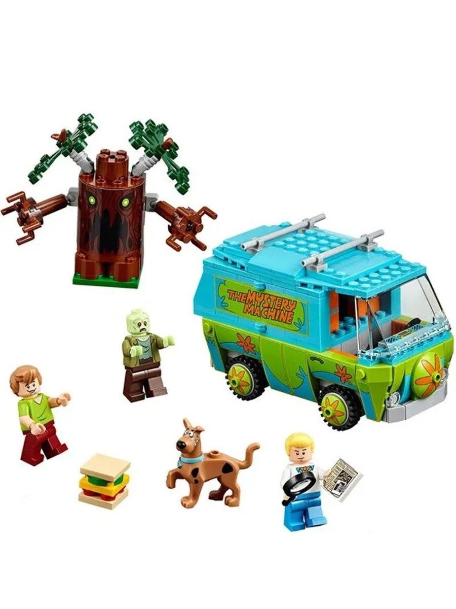 Конструктор Scooby-Doo 75902 Фургончик тайн 305 деталей, Цвет 10430 with manuals