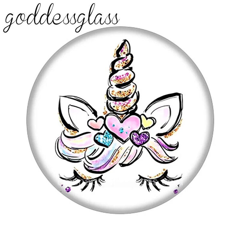Кабошоны стеклянные фото круглые Goddessglass 10 шт. 12mm, ZB1467-16