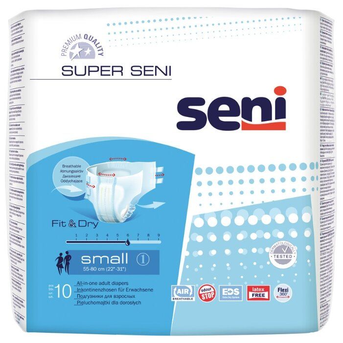 Сени SUPER CLASSIC подгузники S N10