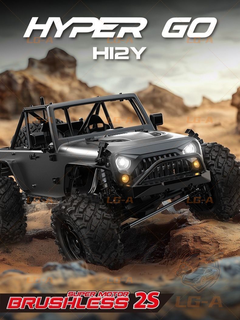 MJX H12Y 1/12 RC краулер с бесколлекторным мотором, алюминиевый корпус, металлические амортизаторы и шестерни, RTR полноразмерная модель для скалолазания--SD926