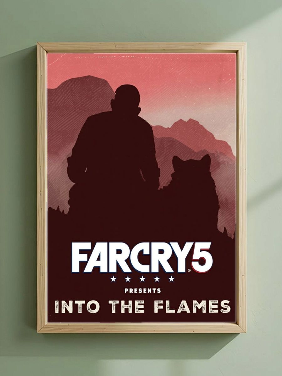 Постер, плакат на стену "Far Cry 5 / Фар Край 5" 42 см х 29,7 см (А3), Без Рамы